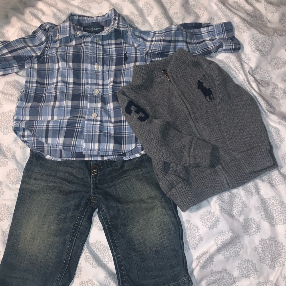 Boys polo outfit
